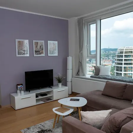 Panoramaview/31thfloor!/luxury/wifi/parking דירה ברטיסלאבה